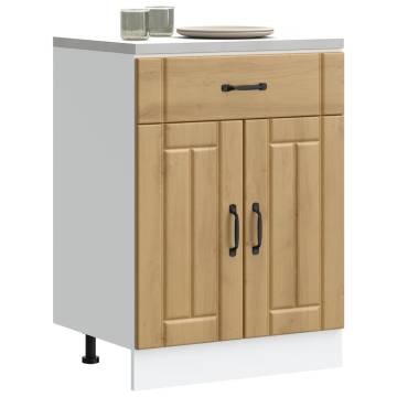 Kitchen Base Cabinet Lucca - Artisan Oak | HipoMarket UK