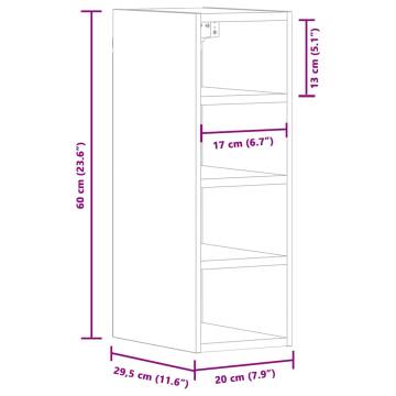 Hanging Cabinet Artisan Oak - Space-Saving Design