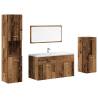 Stylish 4 Piece Old Wood Bathroom Furniture Set | HipoMarket