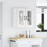 Kalmar White Kitchen Wall Cabinet with Glass Door | HipoMarket