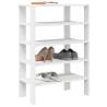 Elegant White Shoe Rack - 61x32x87.5 cm | Hipo Market