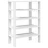 Elegant White Shoe Rack - 61x32x87.5 cm | Hipo Market