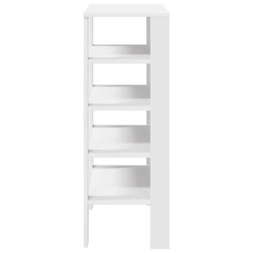 Elegant White Shoe Rack - 61x32x87.5 cm | Hipo Market