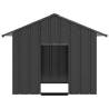 Durable Dog House with Roof | Galvanised Steel, 131x101 cm