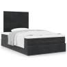  Ottoman Bed with Mattresses Black 120x200cm Velvet Colour black Size 120 x 200 cm Model plain design 