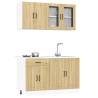  4 Piece Kitchen Cabinet Set Kalmar Sonoma Oak Engineered Wood Colour sonoma oak Quantity in Package 1 Number of 