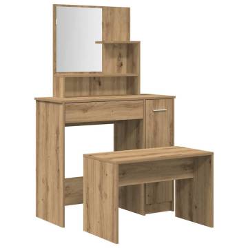 Dressing Table Set in Artisan Oak - Stylish & Functional