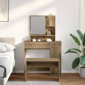 Dressing Table Set in Artisan Oak - Stylish & Functional