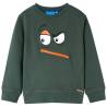 Kids' Sweatshirt Dark Green 140 Size 140 (9-10y) 