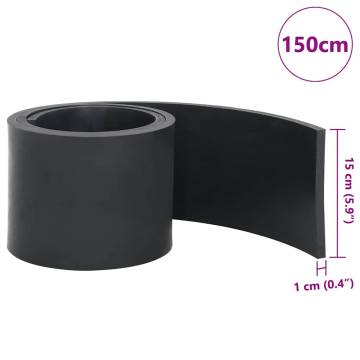 Rubber Edge for Snow Plow - Durable & Efficient 150x15x1 cm