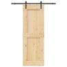  Sliding Door with Hardware Set 80x210 cm Solid Wood Pine Size 80 x 210 cm (152.5 cm) Quantity in Package 1 Model square 