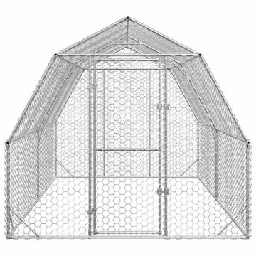 Chicken Run 2.5x4 Galvanised Steel | Durable Chicken Coop