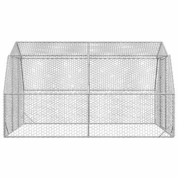 Chicken Run 2.5x4 Galvanised Steel | Durable Chicken Coop