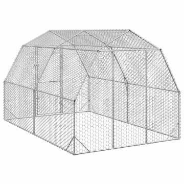 Chicken Run 2.5x4 Galvanised Steel | Durable Chicken Coop