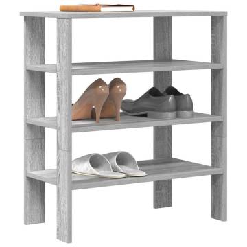 Shoe Rack Grey Sonoma - Stylish & Practical | HipoMarket