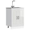  Sink Base Cabinet Kalmar High Gloss White 60x46x81.5 cm Engineered Wood Colour high gloss white Quantity in Package 1 Model sink base cabinet 60 cm Number of 