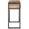 Console Table 100x35 cm - Solid Rough Mango Wood | Hipo Market