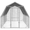 Galvanised Steel Chicken Run with Roof | Large 2.5x4x2.25m