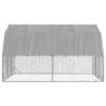 Galvanised Steel Chicken Run with Roof | Large 2.5x4x2.25m