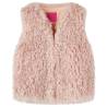 Kids' Vest Faux Fur Light Pink 92 Size 92 (1.5-2y) 