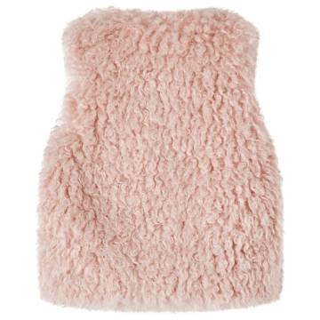 Kids' Faux Fur Vest Light Pink - Size 92 | Hipomarket