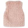 Kids' Faux Fur Vest Light Pink - Size 92 | Hipomarket