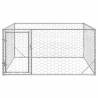 Outdoor Dog Kennel with Door - Durable Galvanised Steel | HipoMarket