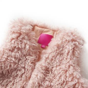 Kids' Faux Fur Vest Light Pink - Size 92 | Hipomarket