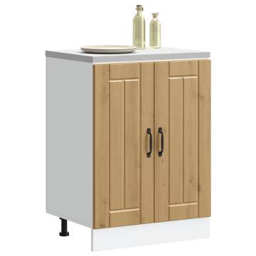 Sink Base Cabinet Lucca - Artisan Oak Engineered Wood | Hipomarket