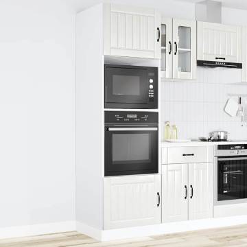 Kalmar Oven Cabinets (2 Pcs) - Gloss White Engineered Wood