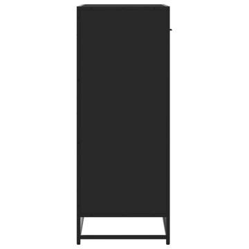 Shoe Cabinet Black 75x38x97.5 cm - Stylish Storage Solution