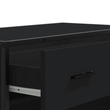 Shoe Cabinet Black 75x38x97.5 cm - Stylish Storage Solution