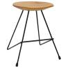 Stylish Solid Teak Wood Stools - Set of 2 | Hipo Market