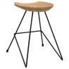 Stylish Solid Teak Wood Stools - Set of 2 | Hipo Market