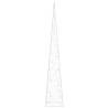 Acrylic Decorative LED Light Cone - Warm White 120 cm