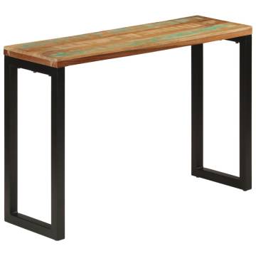 Stylish Solid Wood Console Table - 110x35x75 cm