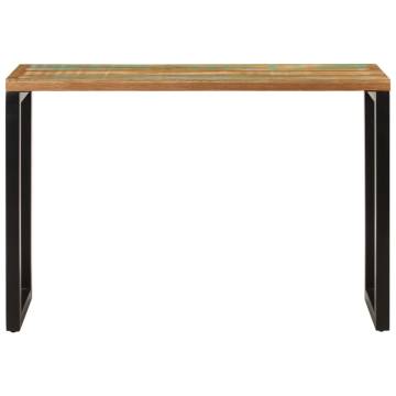 Stylish Solid Wood Console Table - 110x35x75 cm