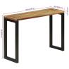 Stylish Solid Wood Console Table - 110x35x75 cm