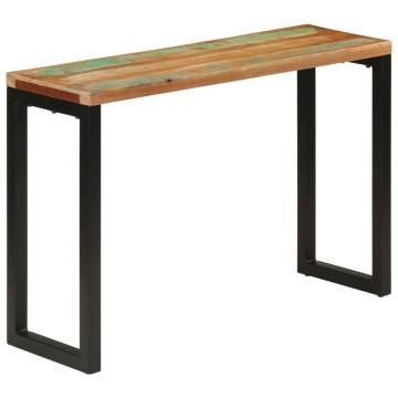 Stylish Solid Wood Console Table - 110x35x75 cm