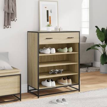 Shoe Cabinet Sonoma Oak - Stylish Storage Solution | HipoMarket