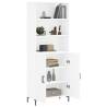 Stylish Highboard White 69.5x34x180 cm | HipoMarket