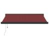 Automatic Retractable Awning Burgundy 300x250 cm | HipoMarket