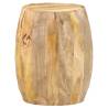 Drum Stool in Solid Mango Wood - Unique & Stylish Furniture