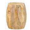 Drum Stool in Solid Mango Wood - Unique & Stylish Furniture