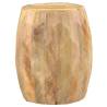 Drum Stool in Solid Mango Wood - Unique & Stylish Furniture