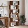 Book Cabinet Old Wood 80x24x192 cm - Elegant Storage Solution