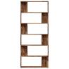 Book Cabinet Old Wood 80x24x192 cm - Elegant Storage Solution