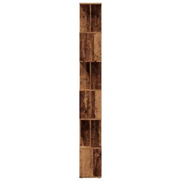 Book Cabinet Old Wood 80x24x192 cm - Elegant Storage Solution