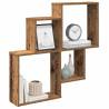  Wall Shelf Old Wood 80x15x78.5 cm Engineered Wood Colour old wood Quantity in Package 1 Number of Pieces 