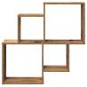 Wall Shelf Old Wood 80x15x78.5 cm - Durable & Stylish